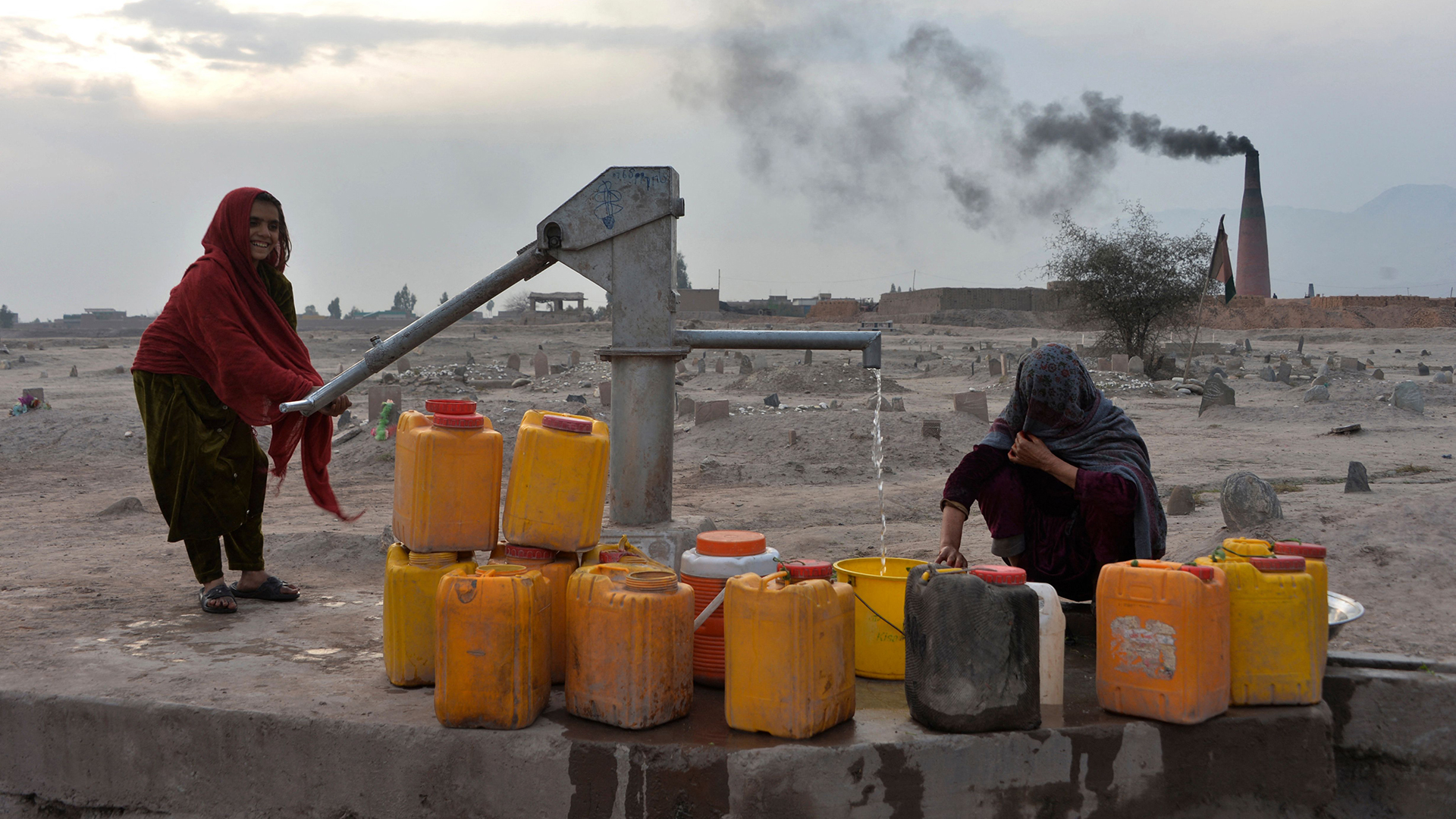 Wasserstelle in Dschalalabad in Afghanistan | AFP