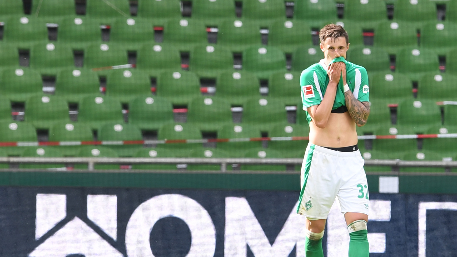 Werder-Spieler nach dem Abstieg | dpa