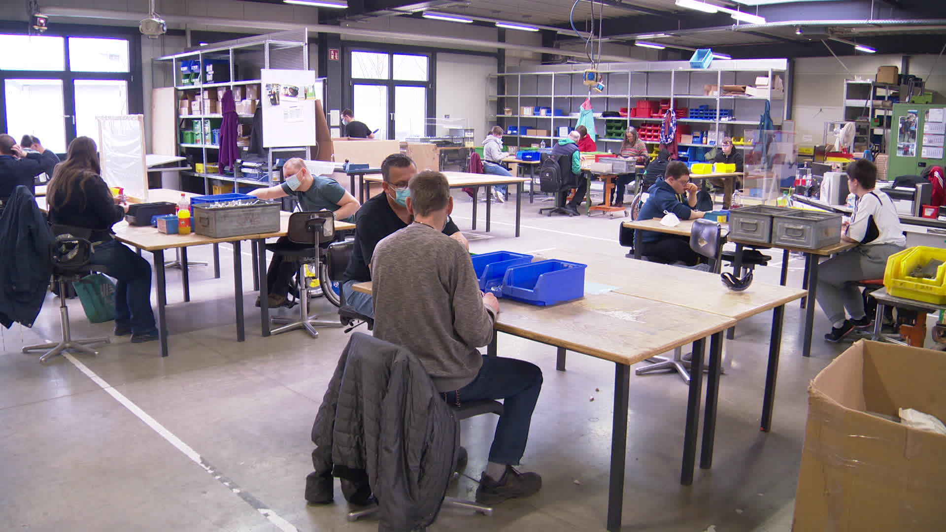Eine Werkstatt der AWO für Menschen mit Behinderung in Siegen. | WDR