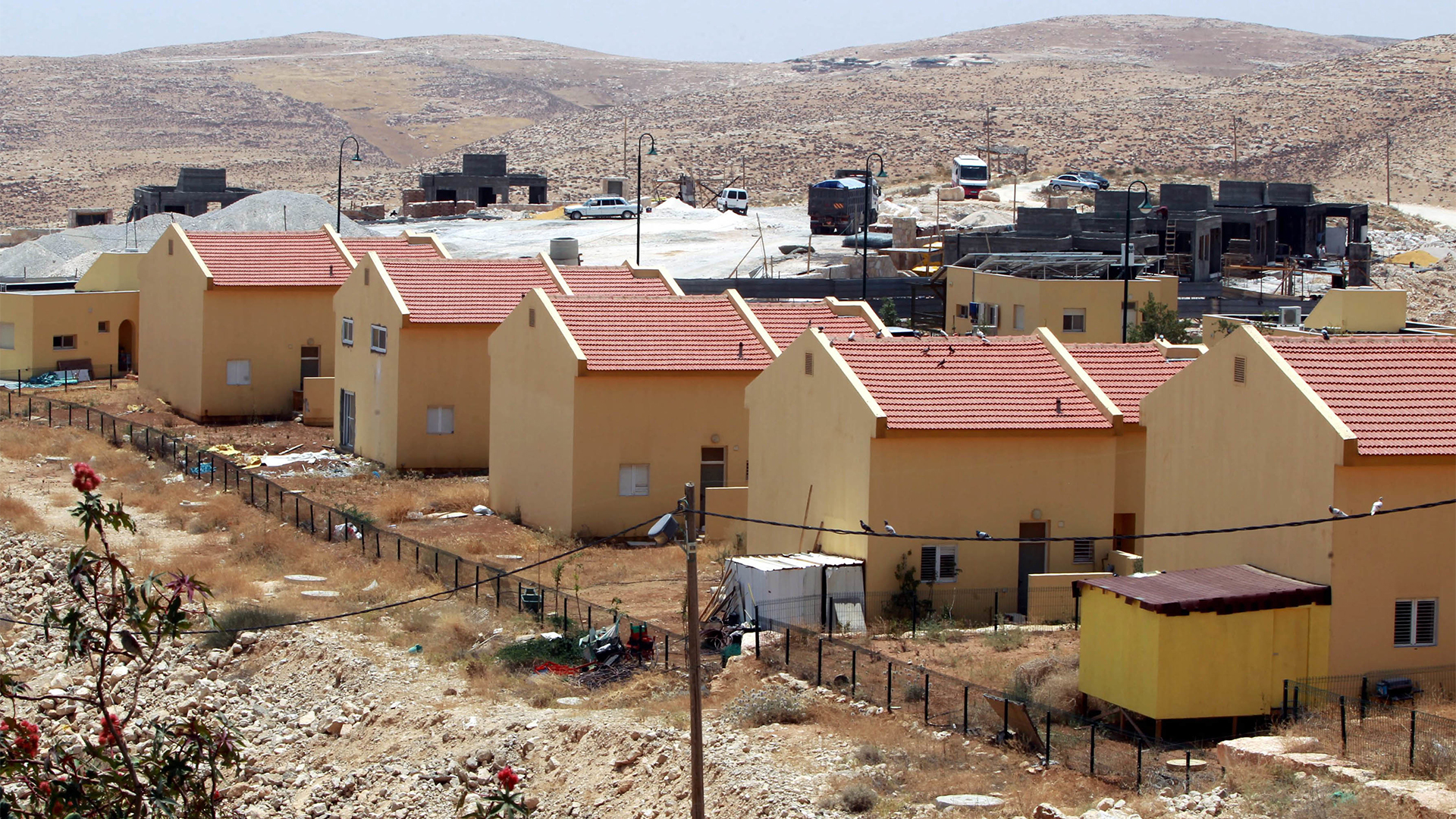 Die israelische Siedlung Al-Karmel südlich von Hebron im Westjordanland | picture alliance / dpa