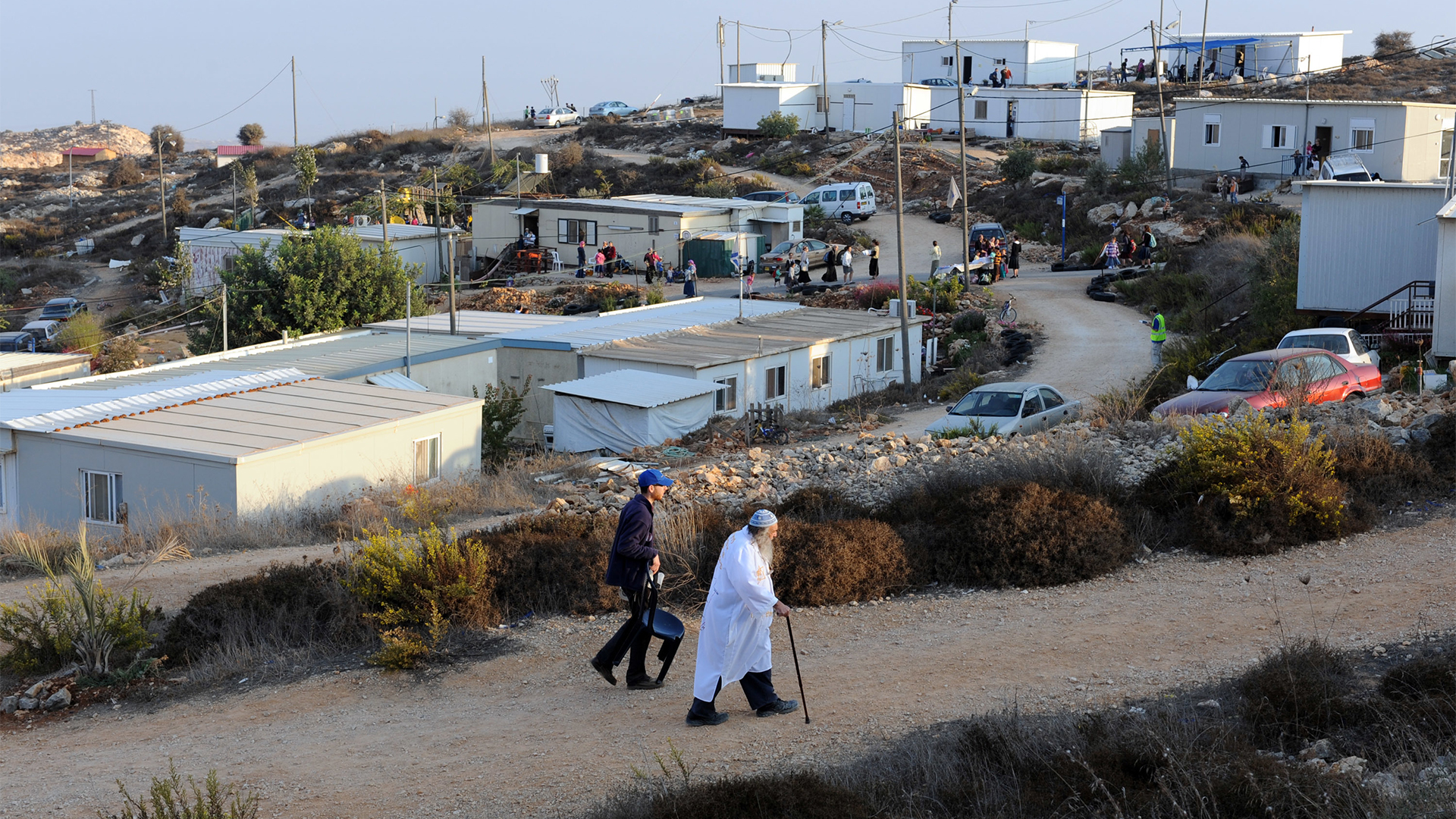 Die israelische Siedlung Givat im Westjordanland | Bildquelle: picture alliance / Newscom