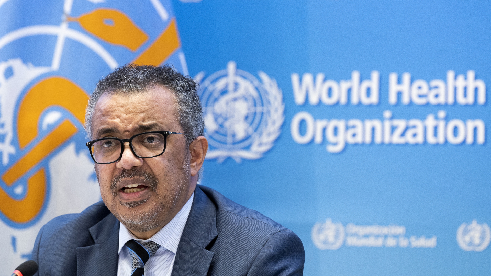 Tedros Adhanom Ghebreyesus, Generaldirektor der Weltgesundheitsorganisation (WHO) bei einer Pressekonferenz (Archivbild)