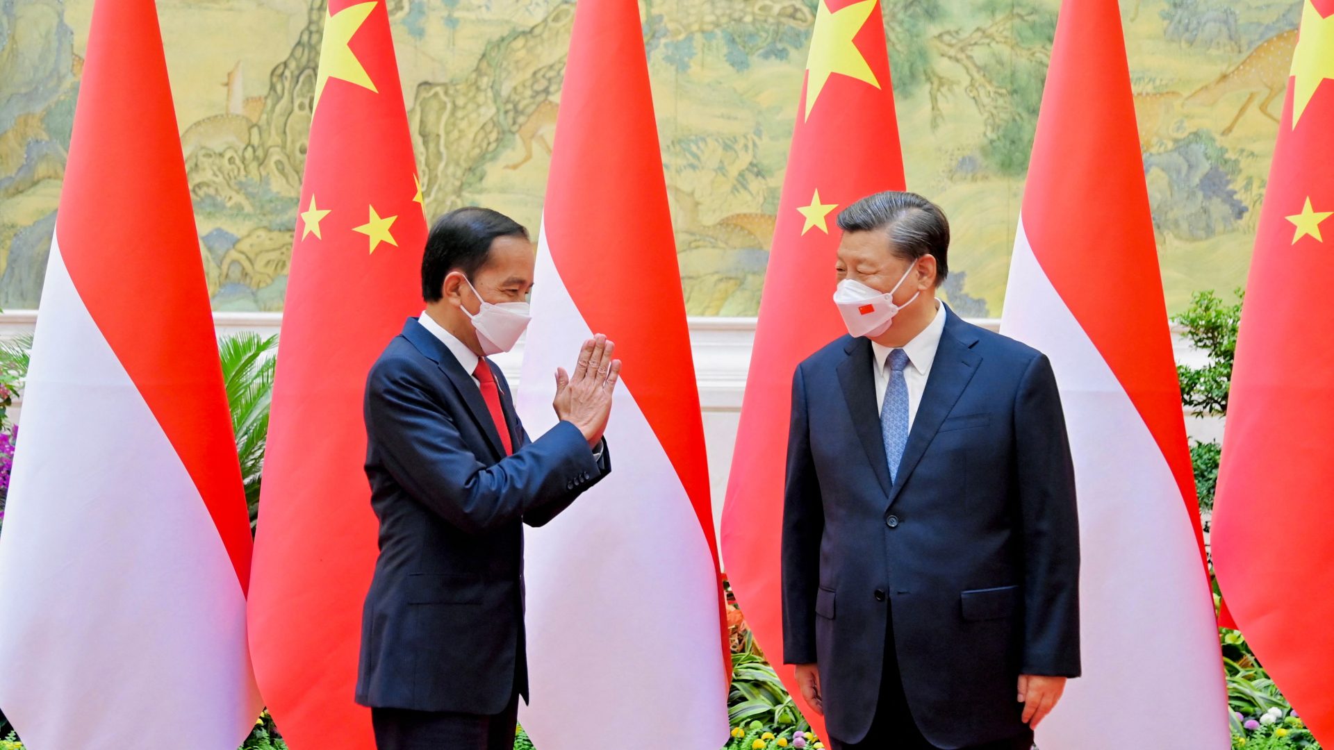 Joko Widodo und Xi Jinping | AFP