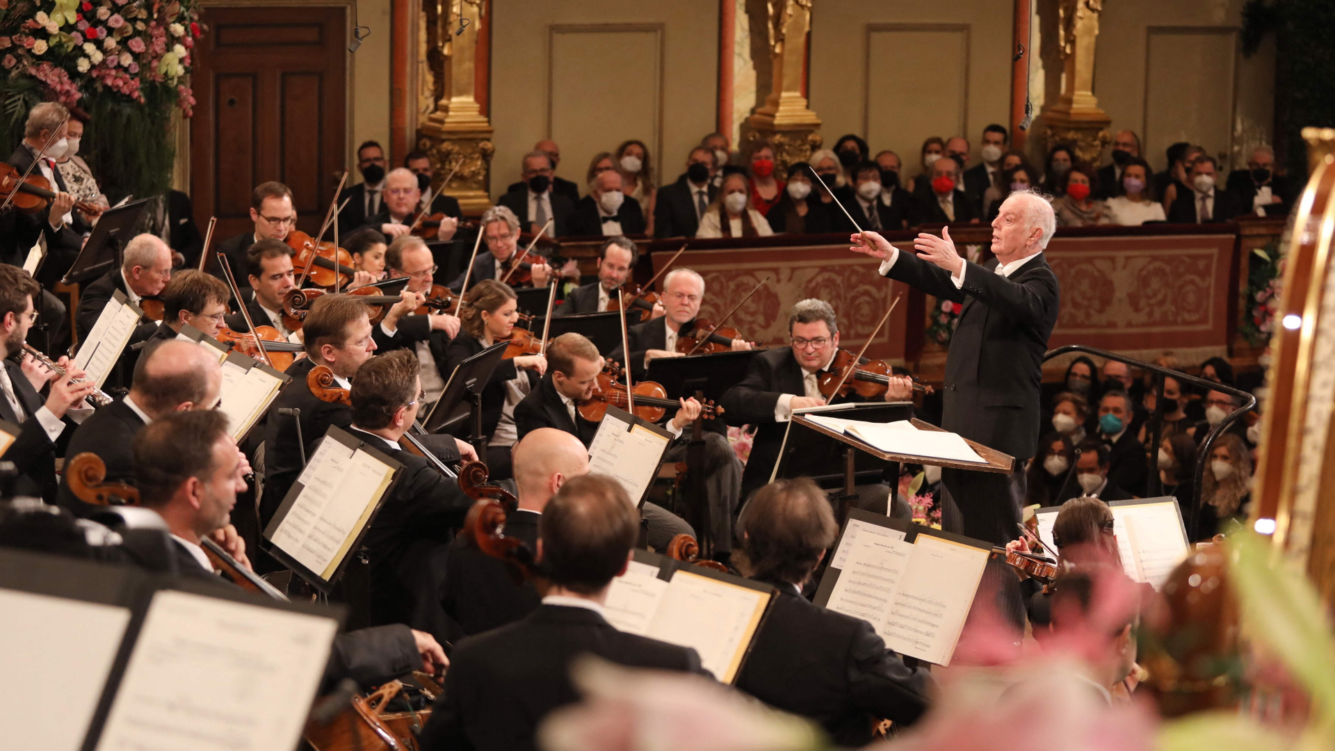 Daniel Barenboim leitet das traditionelle Neujahrskonzert der Wiener Philharmoniker. | AFP