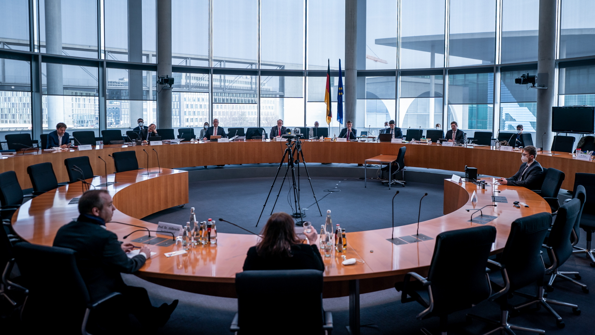Sitzung des Untersuchungsausschusses des Bundestags zum Bilanzskandal Wirecard am 26.03.2021 | dpa