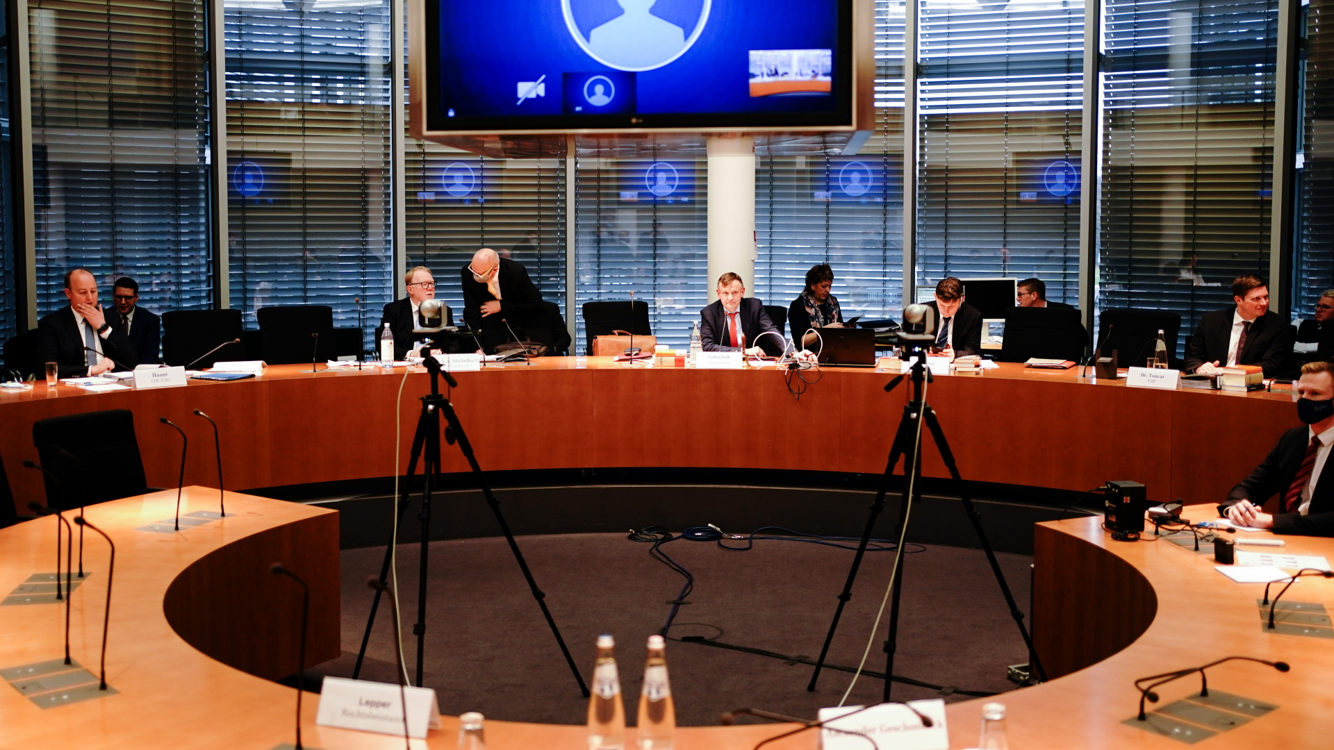 Sitzung des Wirecard-Untersuchungsausschusses am Donnerstag in Berlin. | dpa