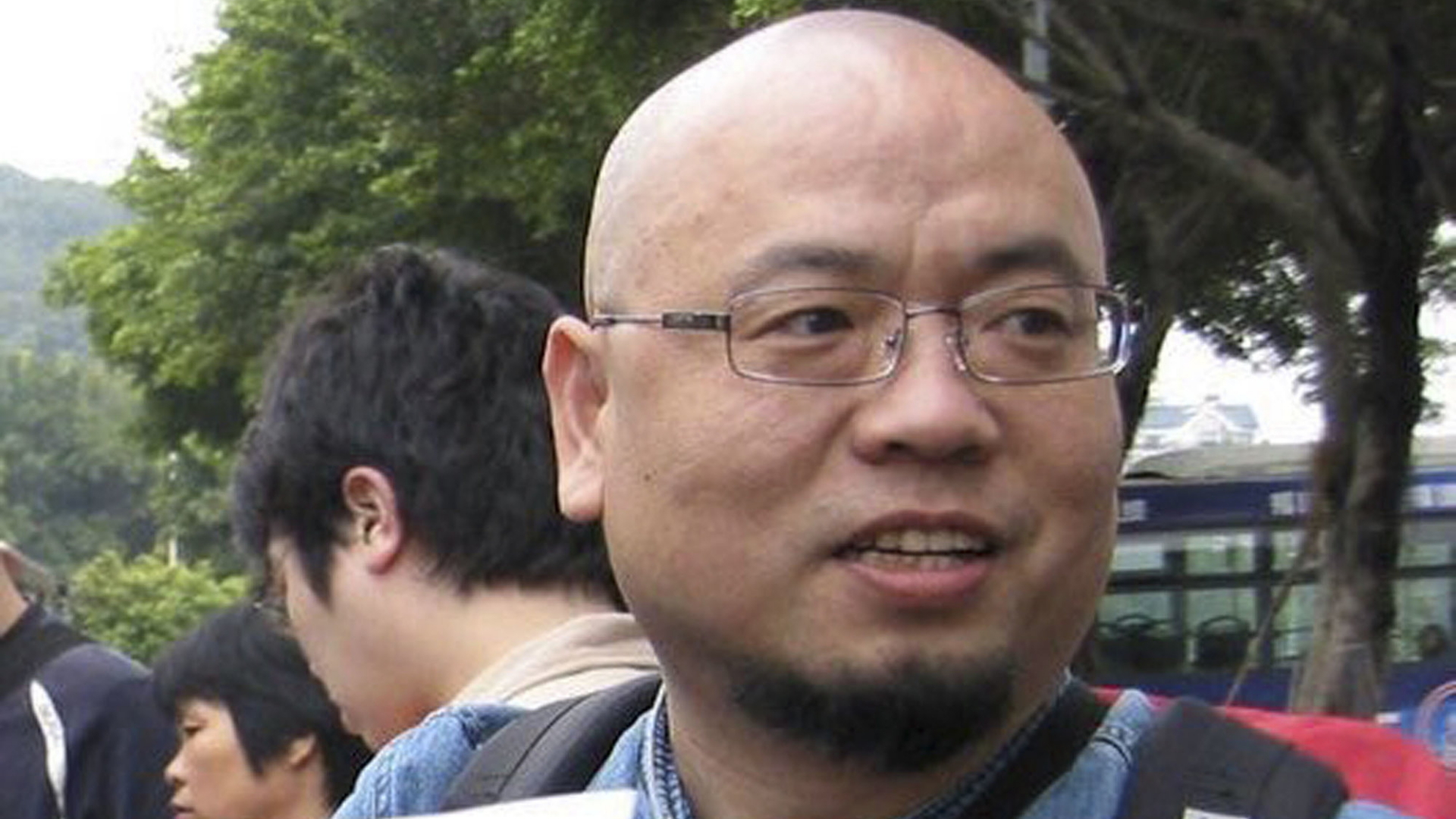 Der chinesische Systemkritiker und Blogger Wu Gan