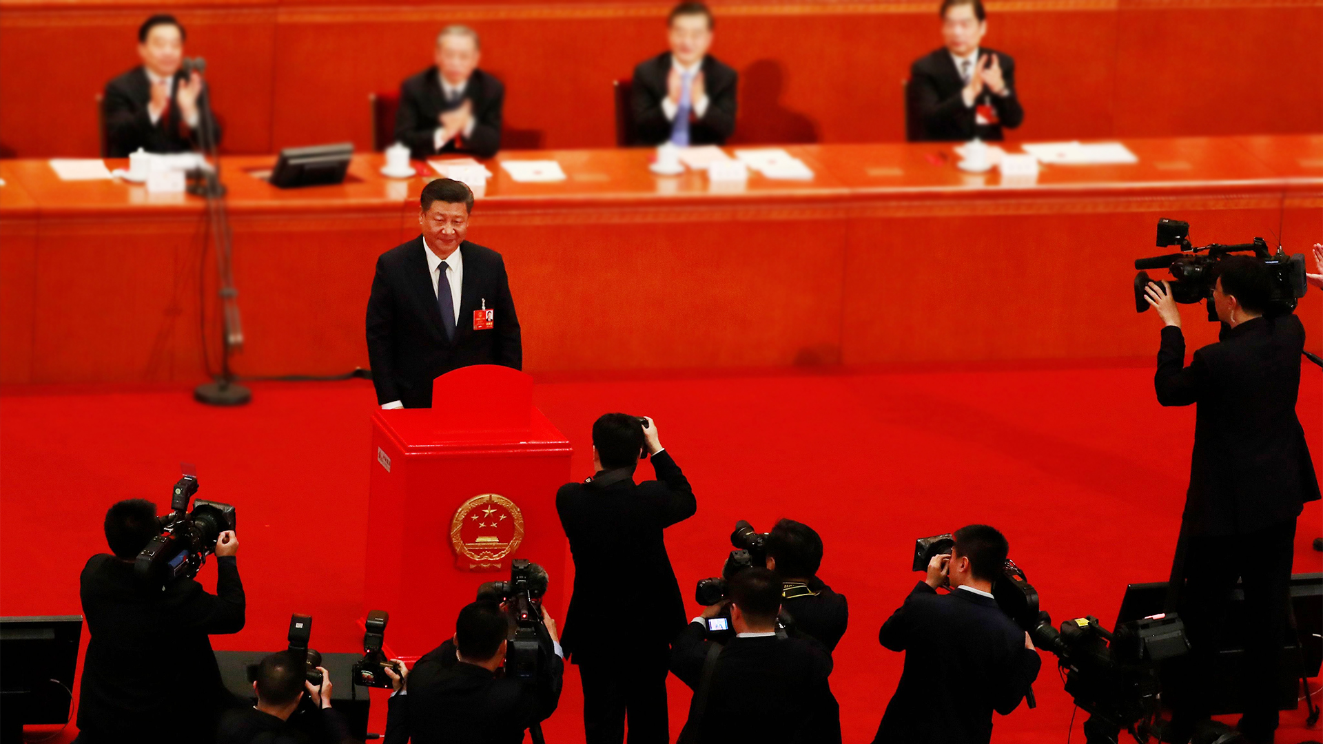 Xi auf dem Volkskongress