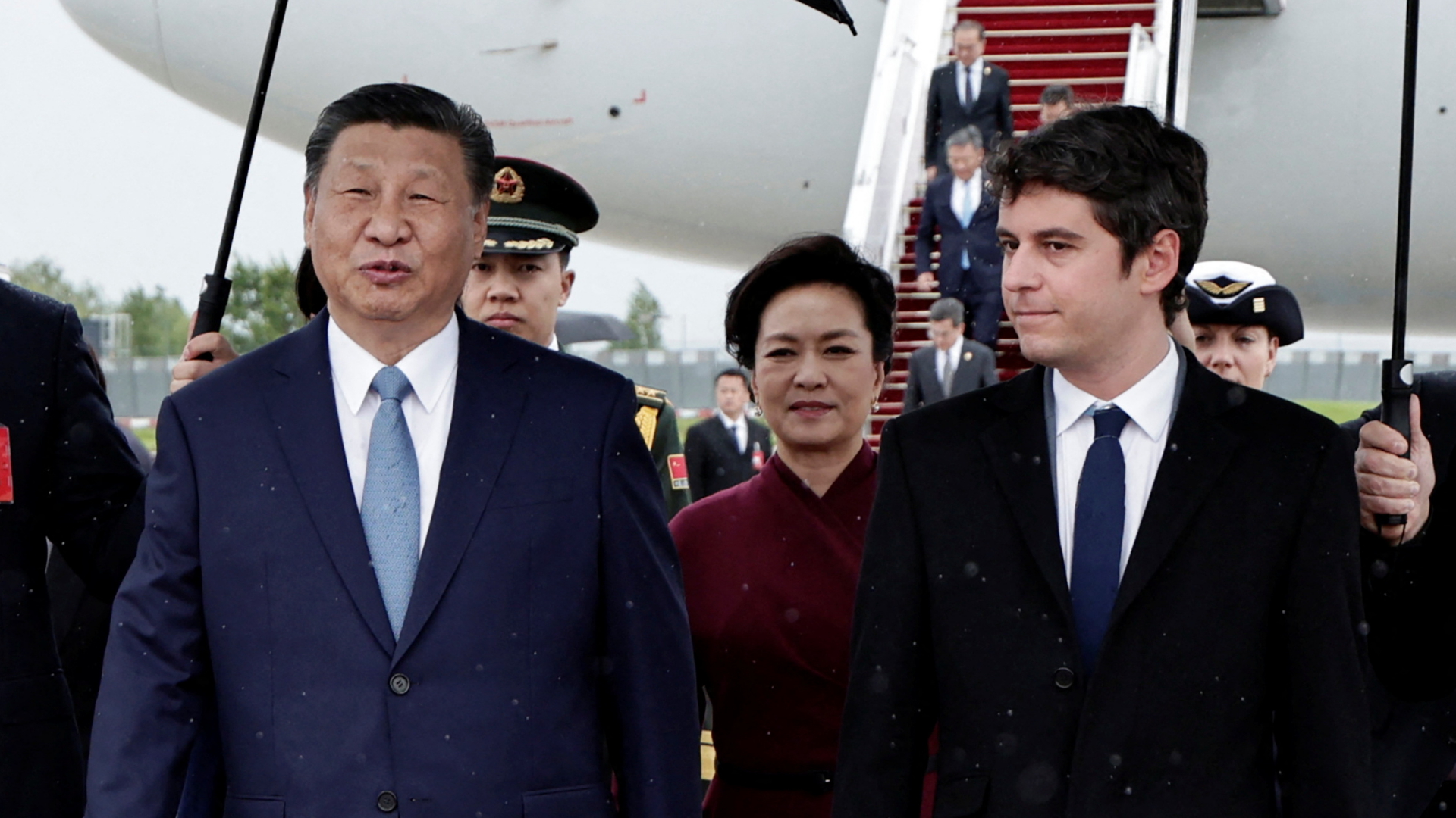 Chinas Präsident Xi und Frankreichs Premierminister Attal