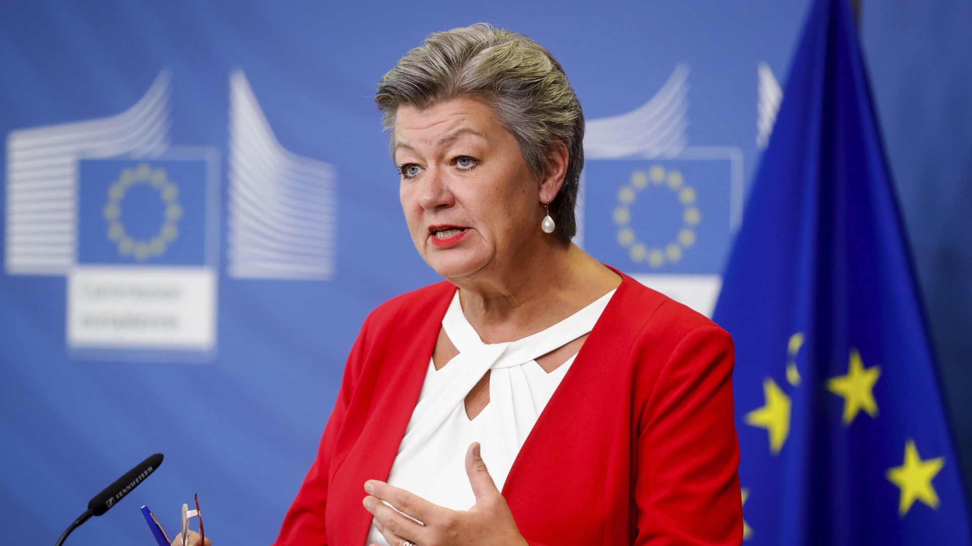 EU-Innenkommisarin Ylva Johansson | dpa