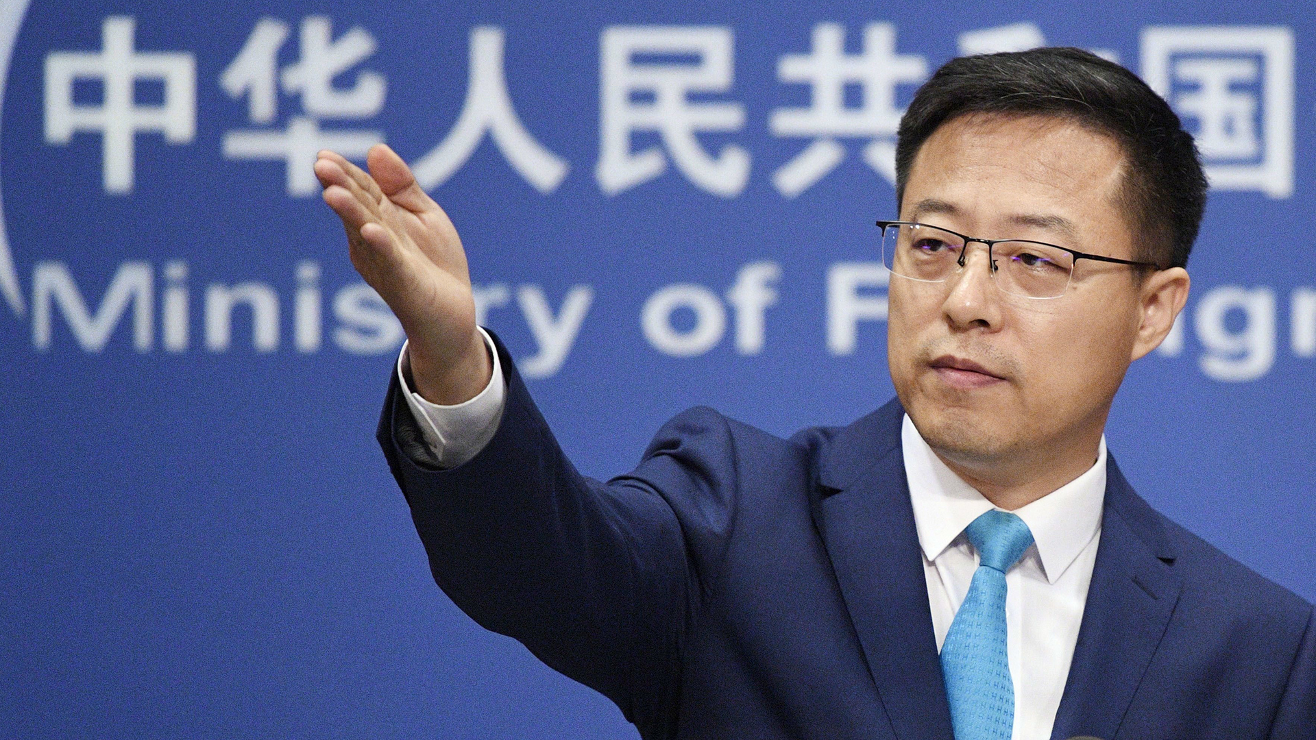 Zhao Lijian, Sprecher des chinesischen Außenministeriums | picture alliance/dpa