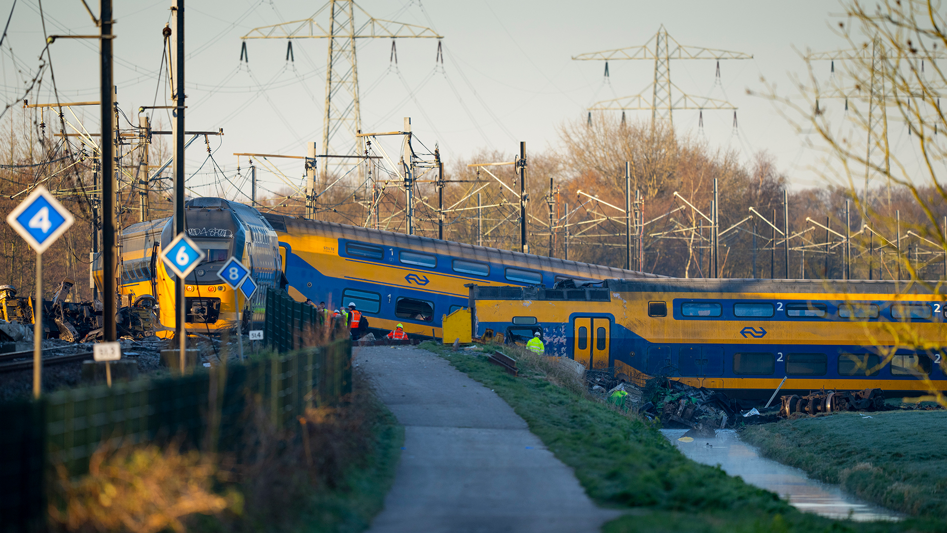 One dead and several injured: a serious train accident in the Netherlands