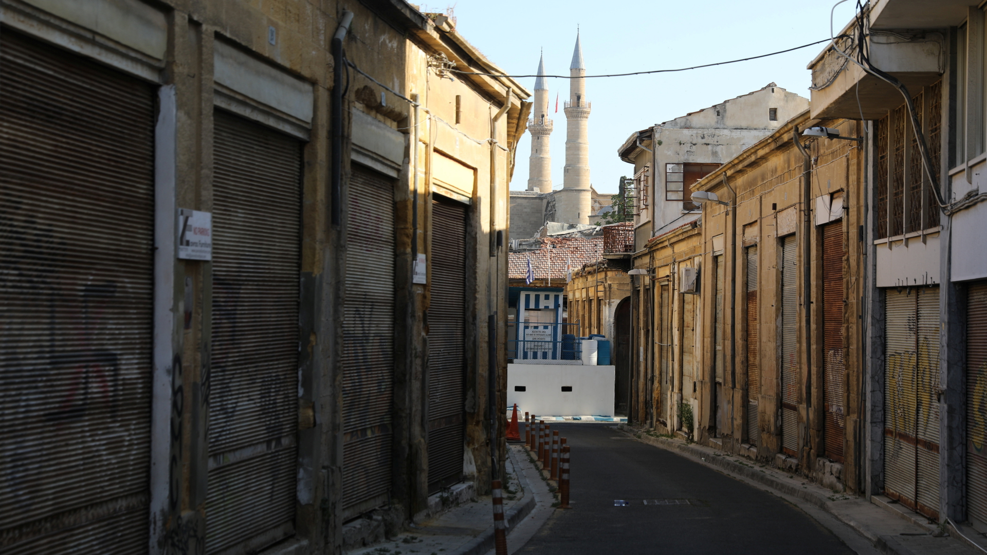 Pufferzone zwischen beiden Teilen Zyperns, die durch die Hauptstadt Nikosia läuft. | REUTERS