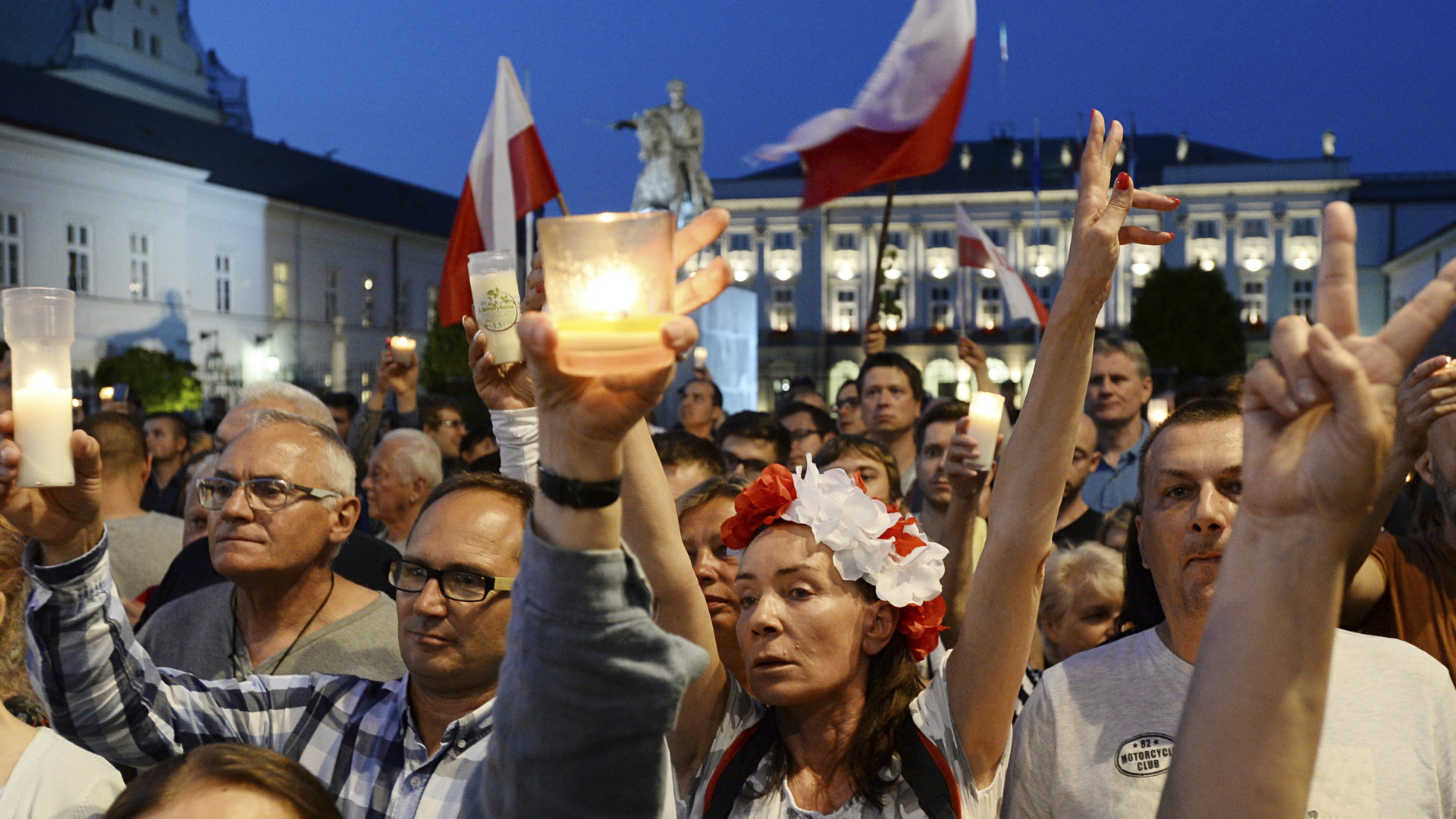 Protest in Warschau | AP