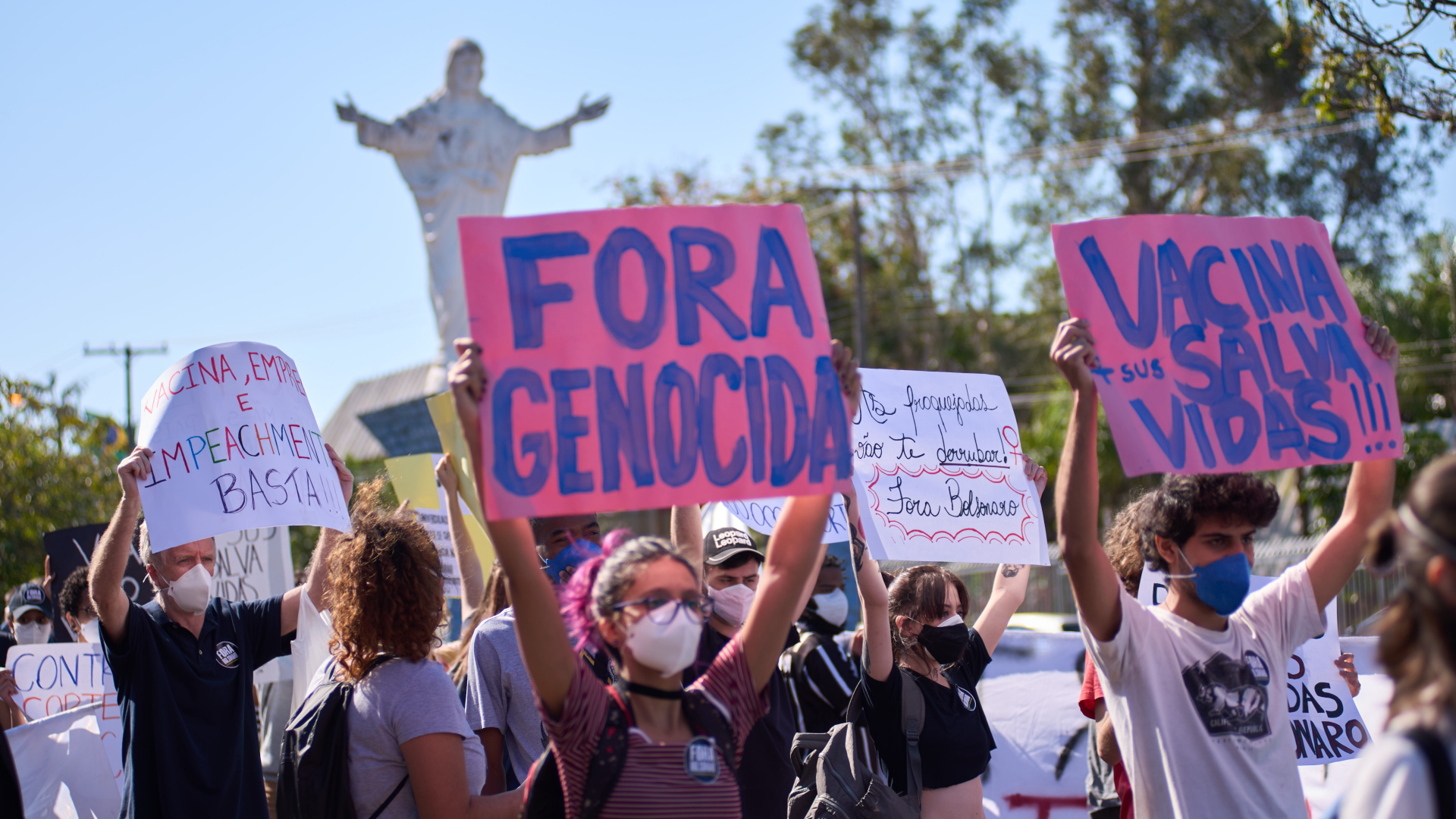 Proteste in Brasilien gegen Präsident Bolsonaro | dpa