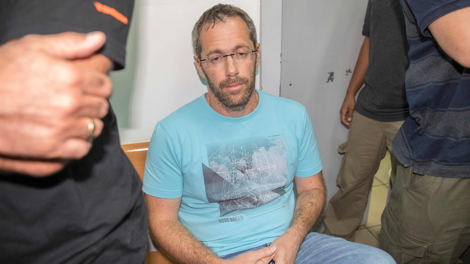 Tal Silberstein nach seiner Verhaftung in Israel | AFP