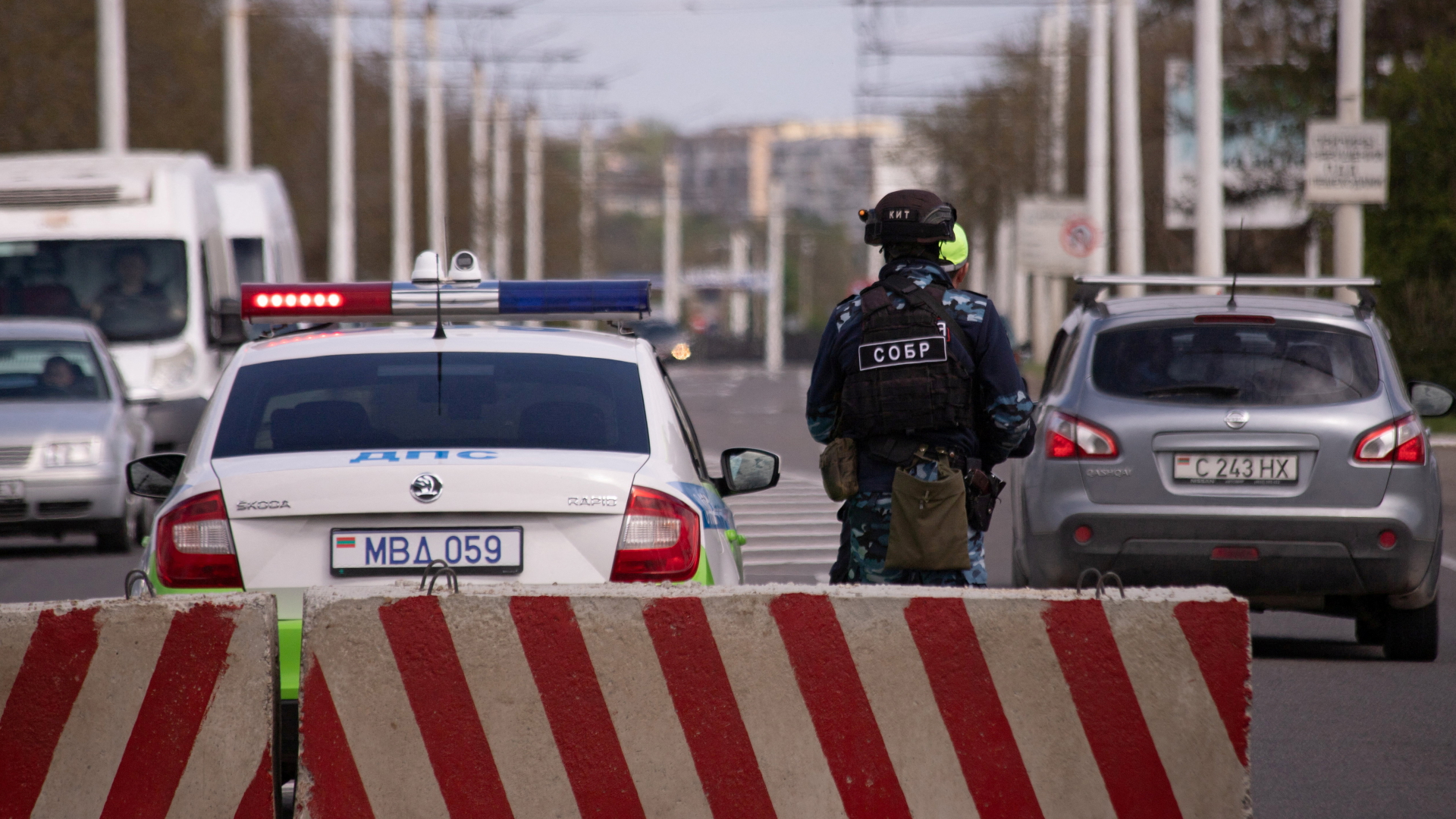 Ein Checkpoint in der der Nähe von Tiraspol | REUTERS