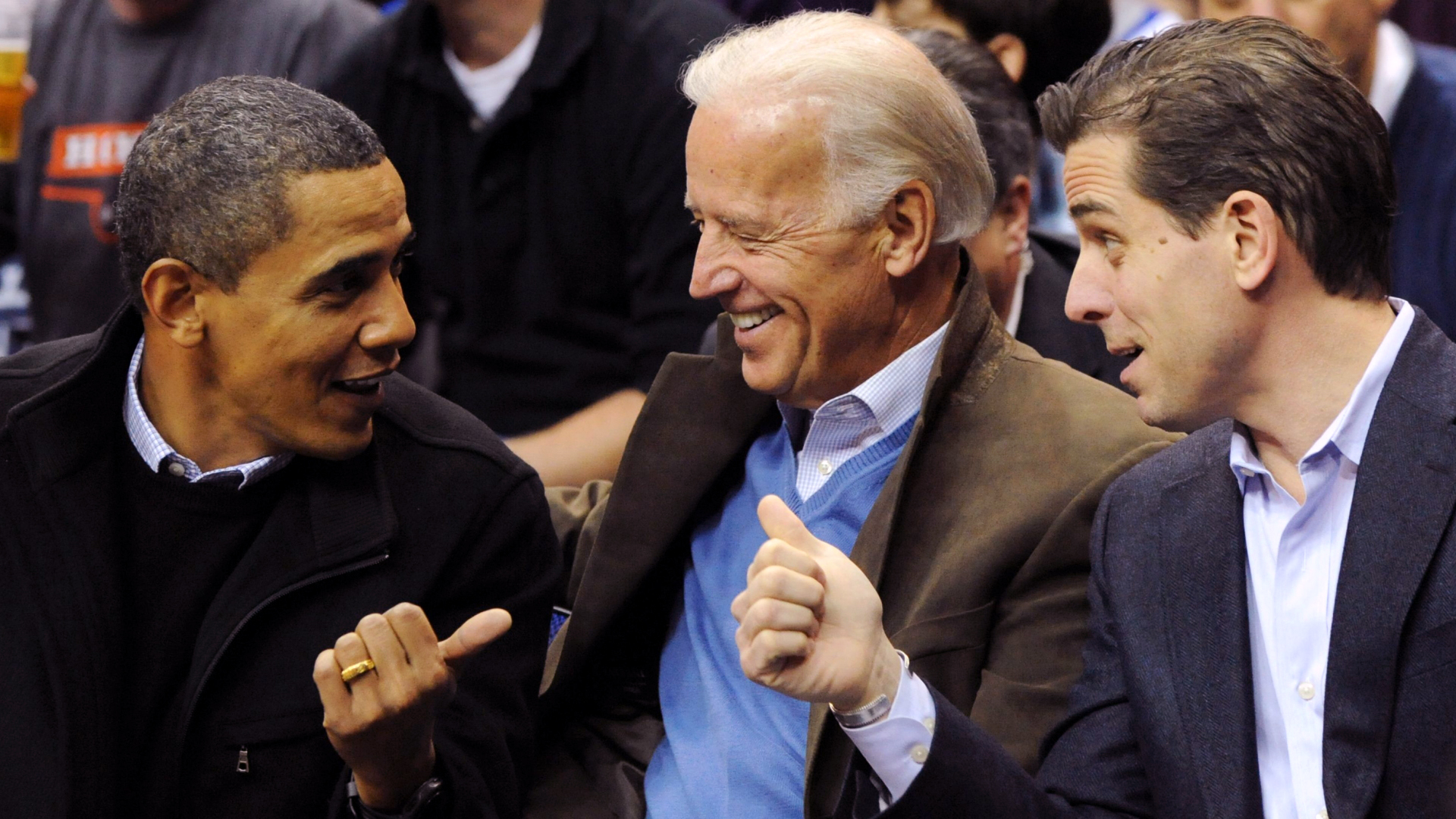 Barack Obama mit Joe und Hunter Biden | ALEXIS C GLENN/POOL/EPA-EFE/REX