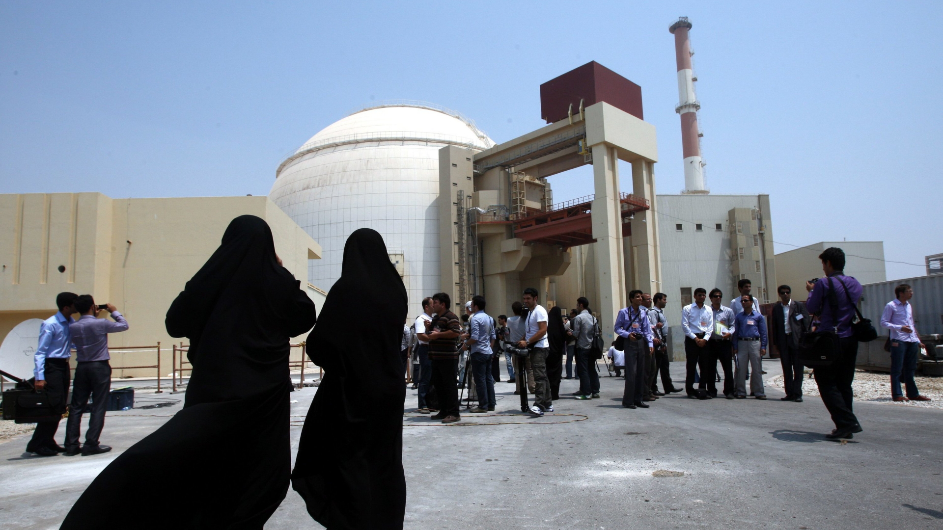 Das Atomkraftwerk Buschehr im Iran. | dpa