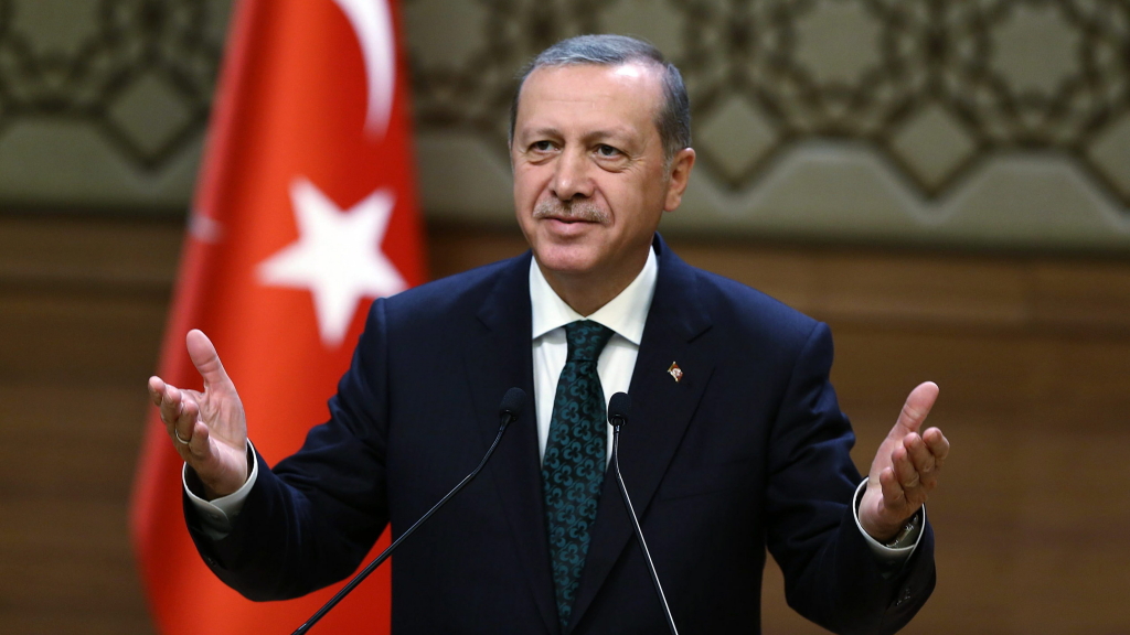 Der türkische Ministerpräsident Erdogan 