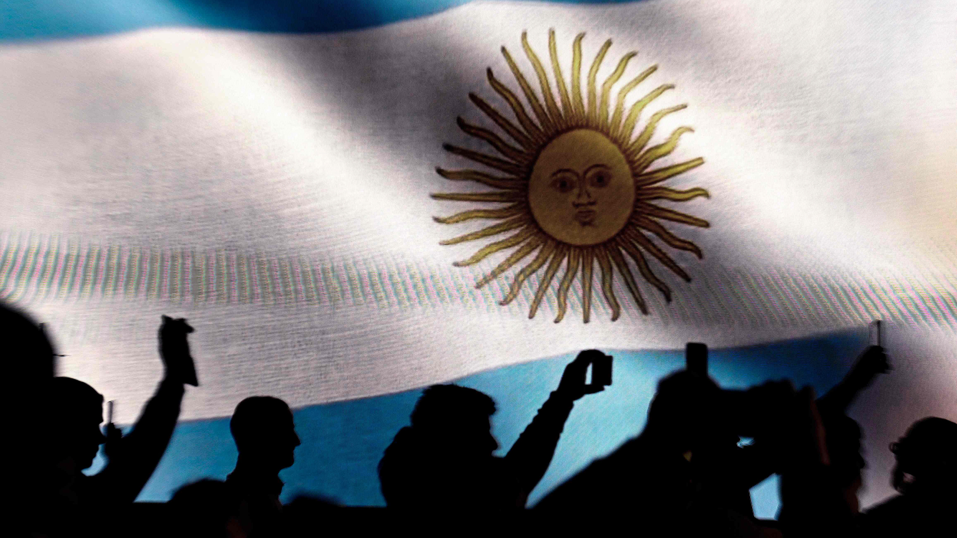 Argentinische Flaggen | null