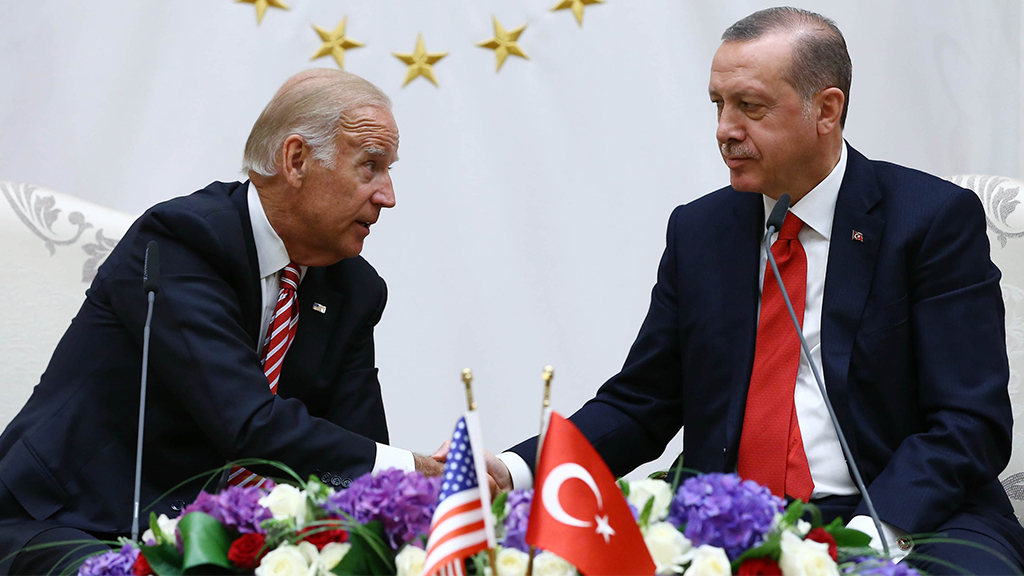 Joe Biden und Recep Tayyip Erdogan