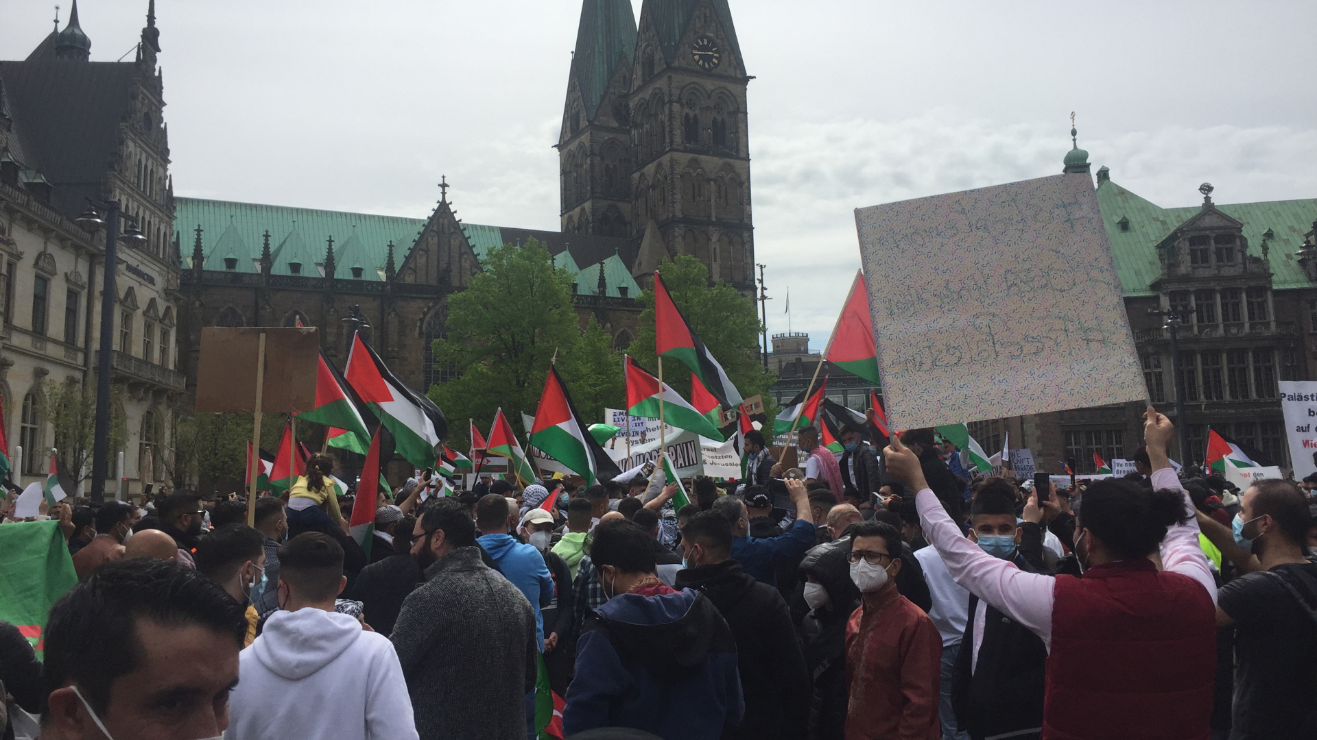 Anti-Israel-Demo in Bremen | dpa