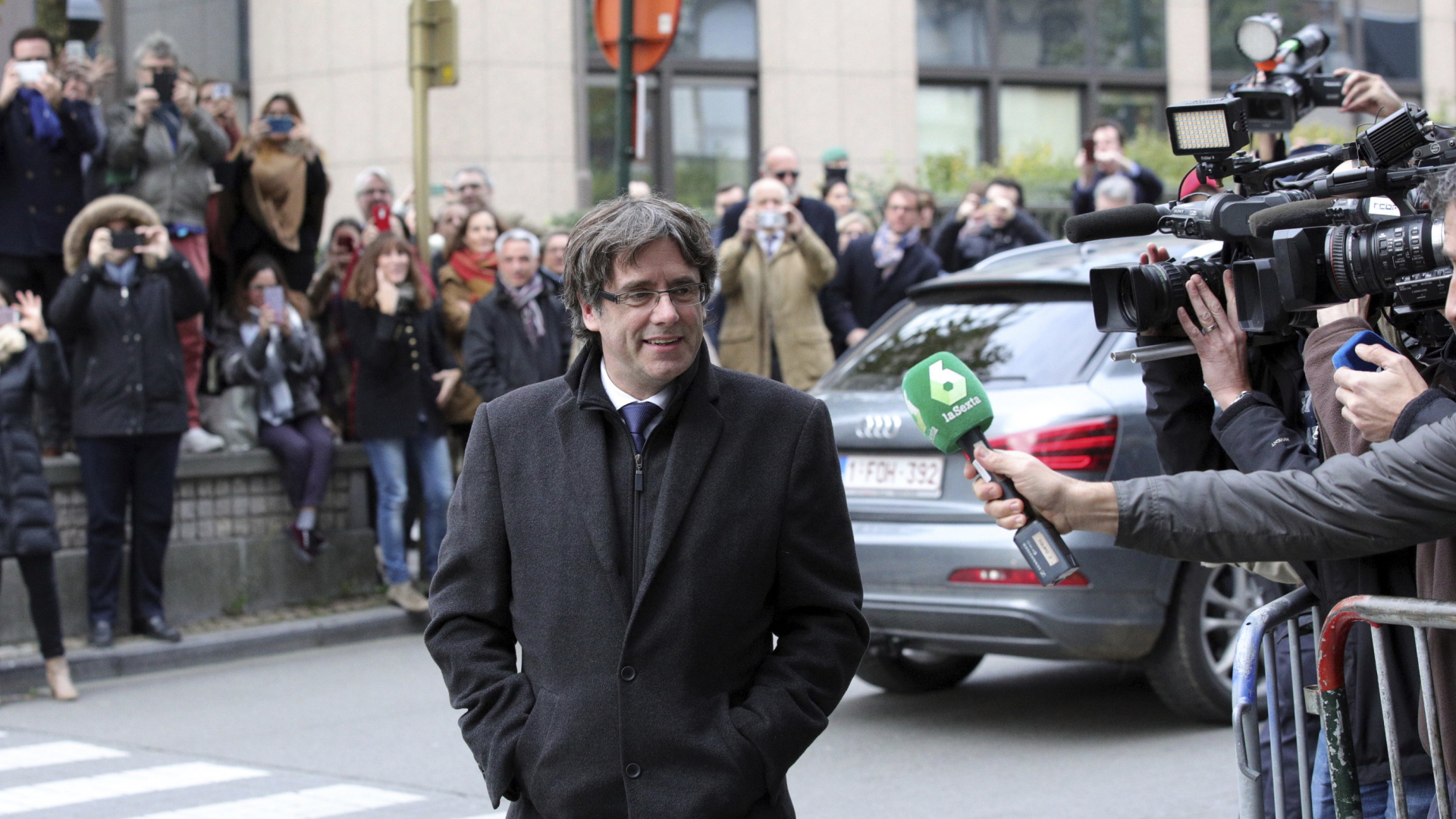 Carles Puigdemont in Brüssel | AP
