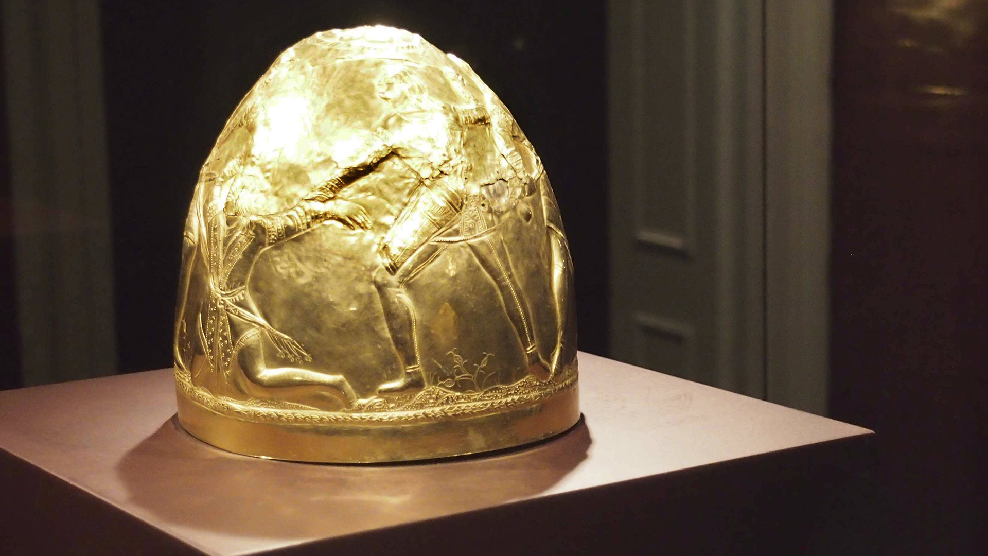 Ein skythischer Goldhelm aus dem 4. Jahrhundert vor Christus | imago/epd