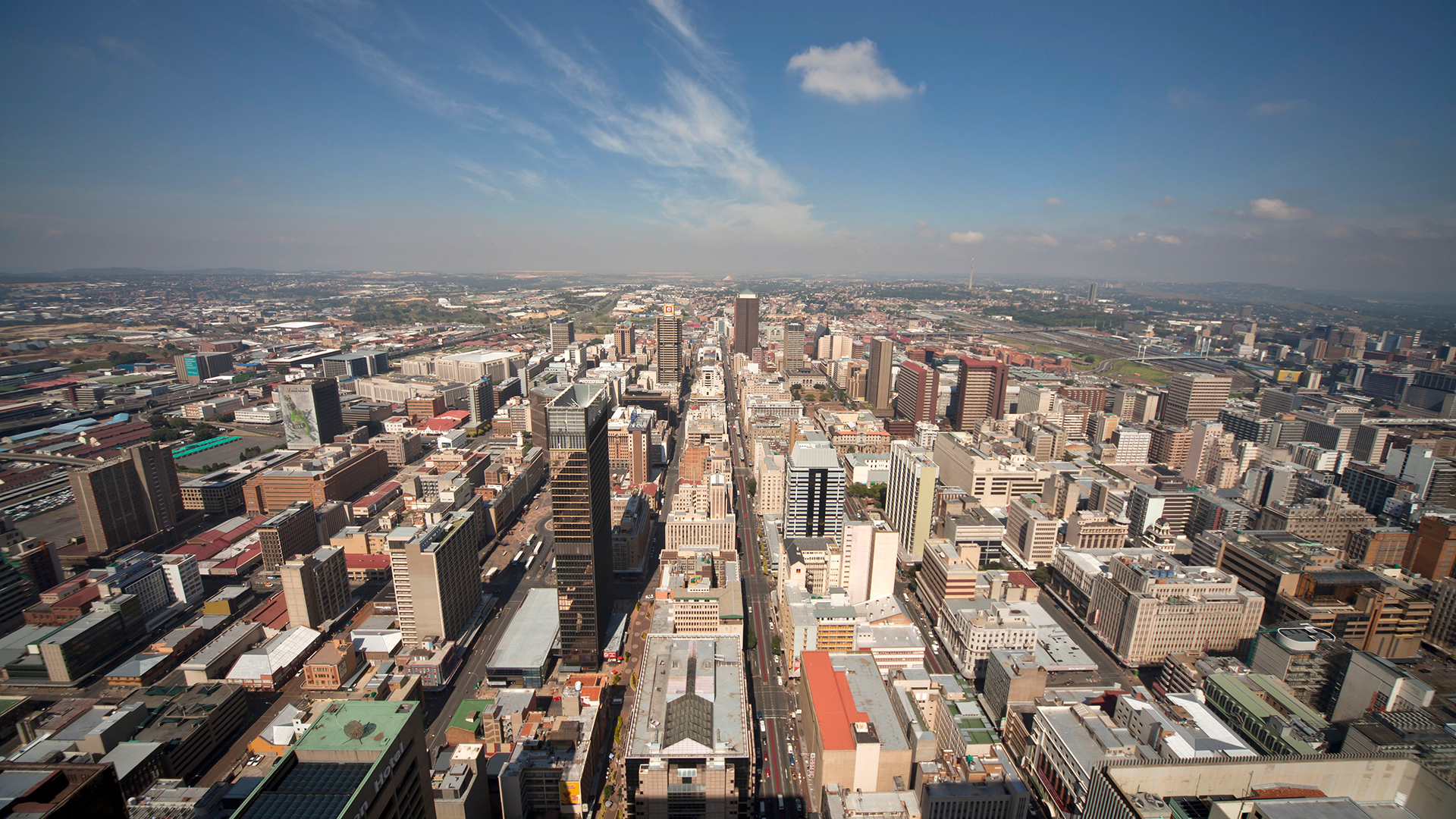 Stadtansicht von Johannesburg vom Carlton Center aus gesehen | picture alliance / Bildagentur-o