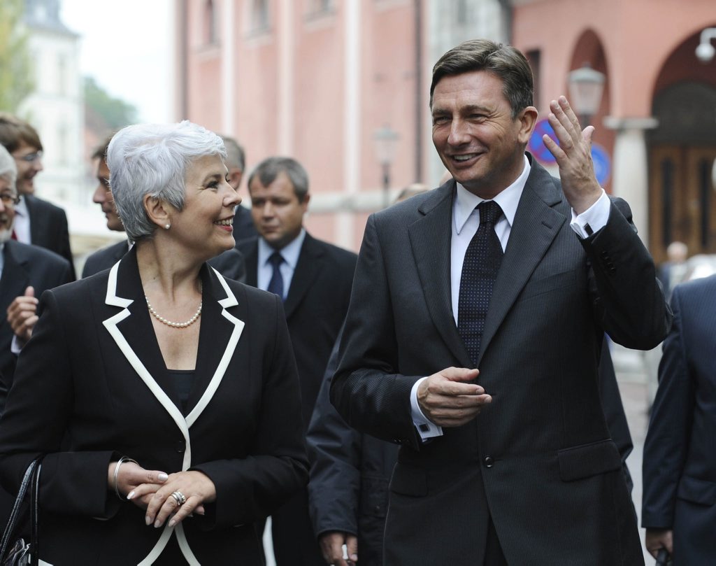 Kroatiens Regierungschefin Kosor und Sloweniens Ministerpräsident Pahor