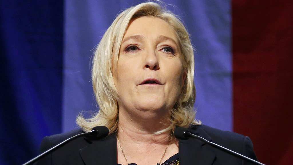 Druck von rechts: Front-National-Chefin Marine Le Pen