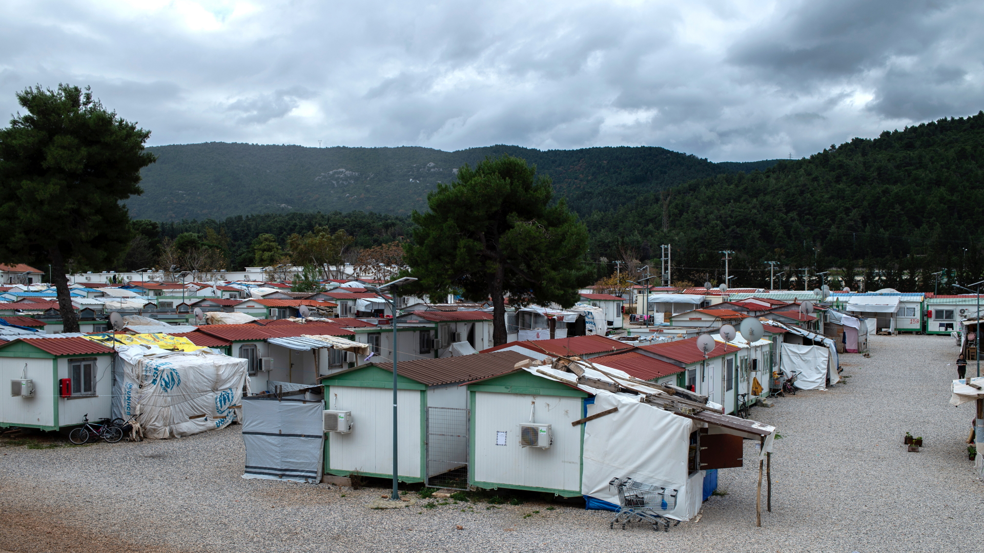 Das griechische Flüchtlingslager Malakasa bei Athen | dpa