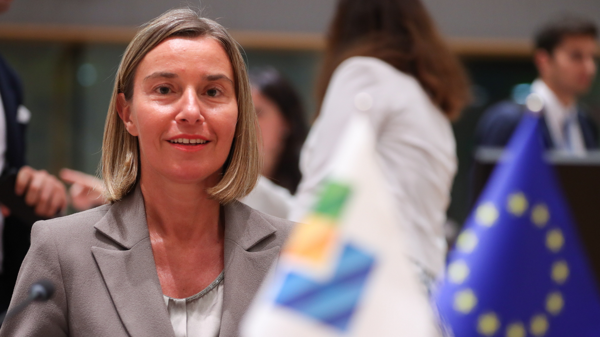 EU-Außenkommissarin Federica Mogherini | STEPHANIE LECOCQ/EPA-EFE/REX/Shu