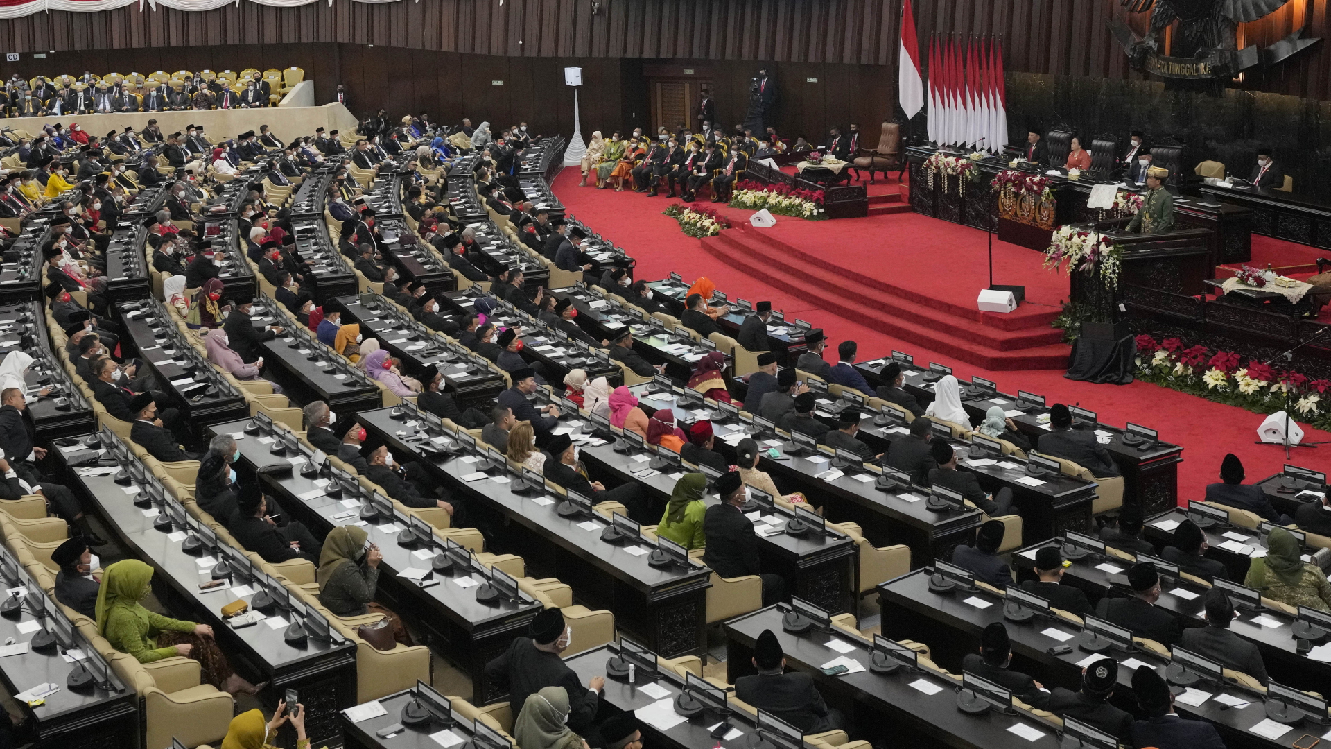 Das indonesische Parlament in Jakarta. (Archivbild: 16.08.202) | dpa