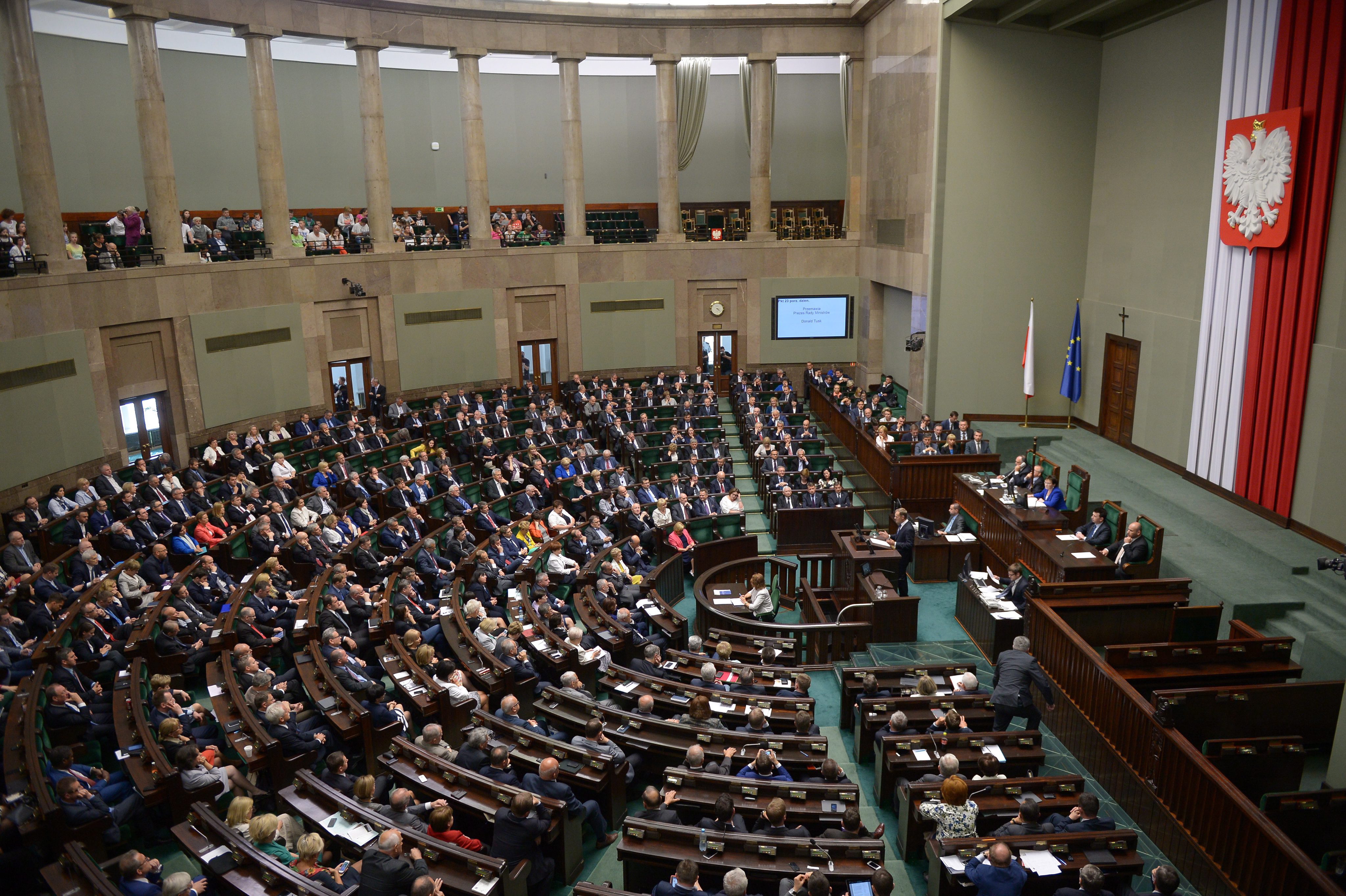 Polnisches Parlament (Sejm) in Warschau | picture alliance / dpa