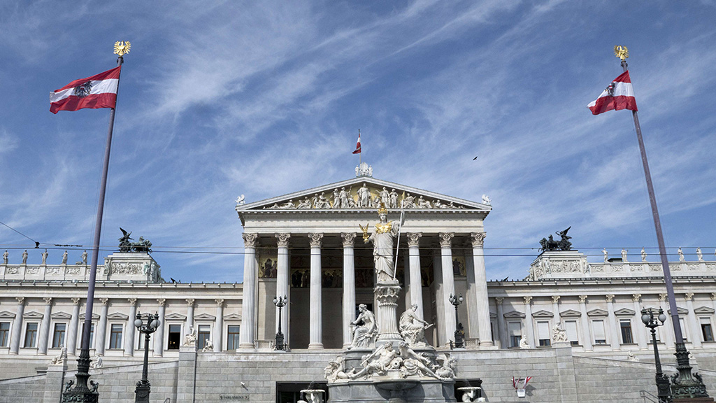 Das Parlamentsgebäude in Wien  | AFP