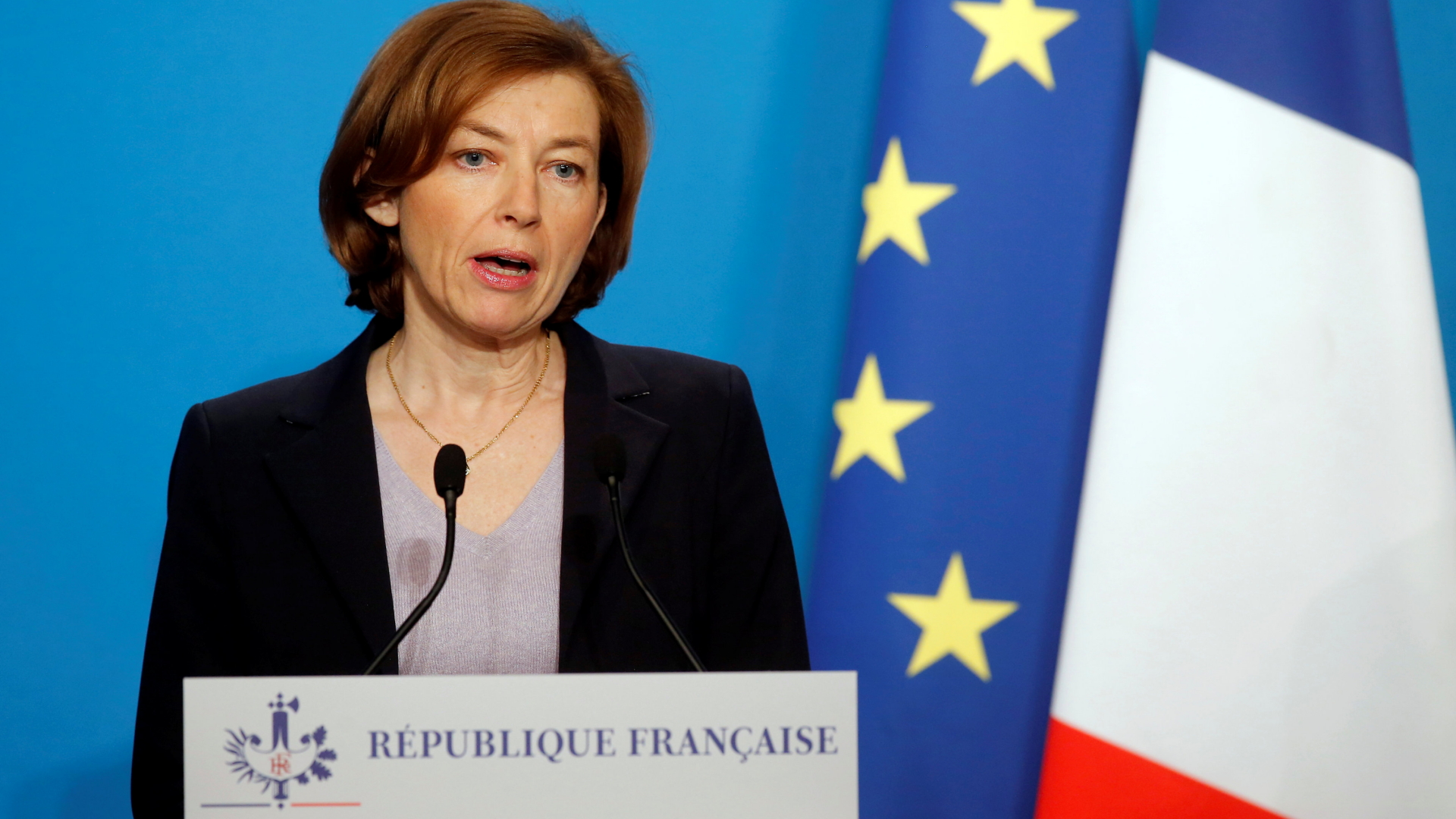 Die französische Verteidigungsministerin Florence Parly | REUTERS