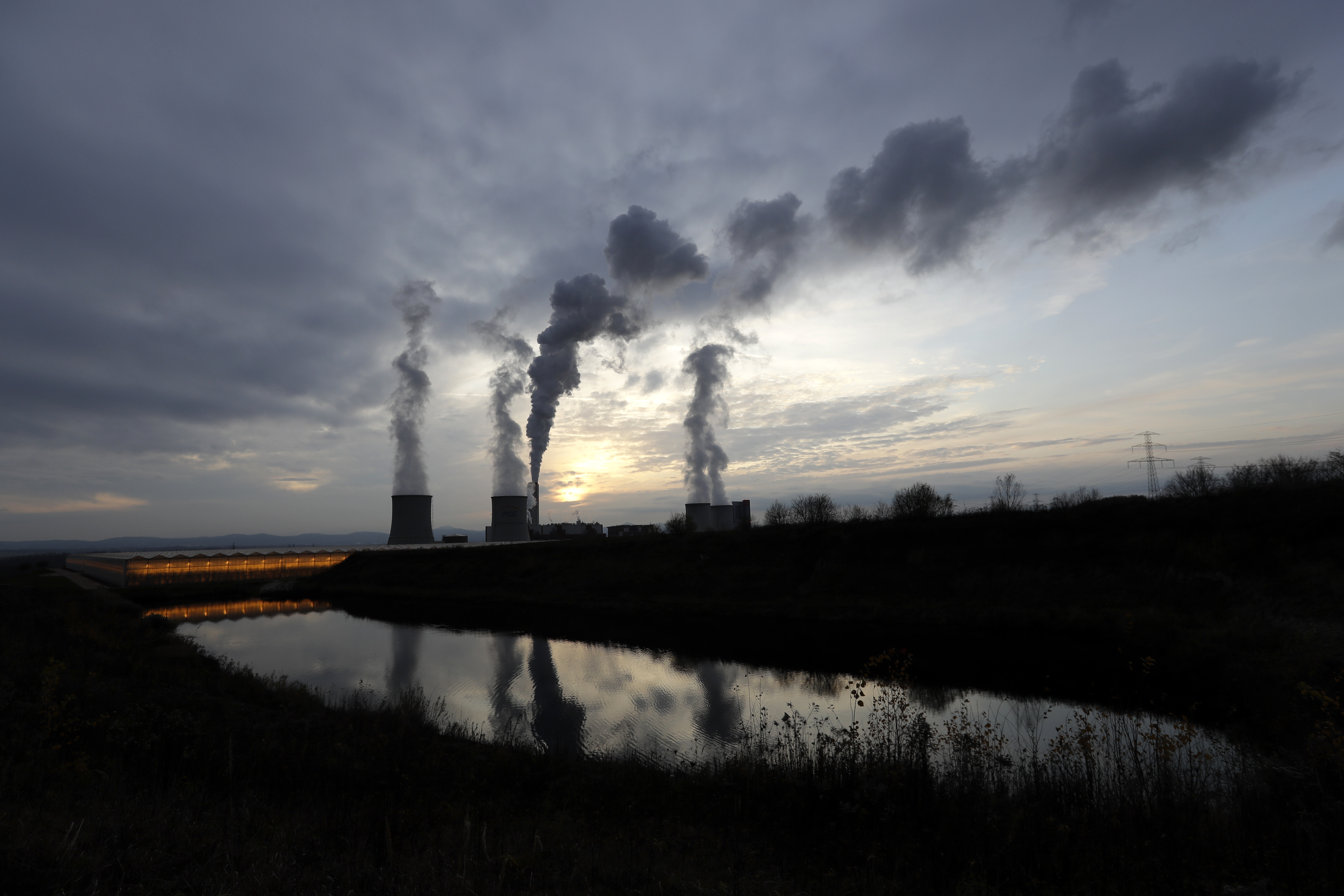 Das Kraftwerk Turow in Polen | picture alliance/dpa/AP