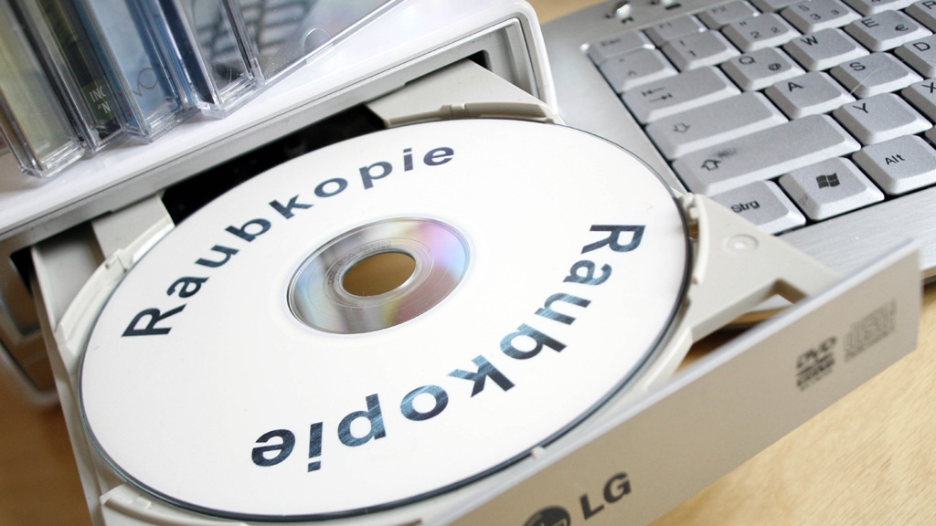 CD im Laufwerk eines Computers