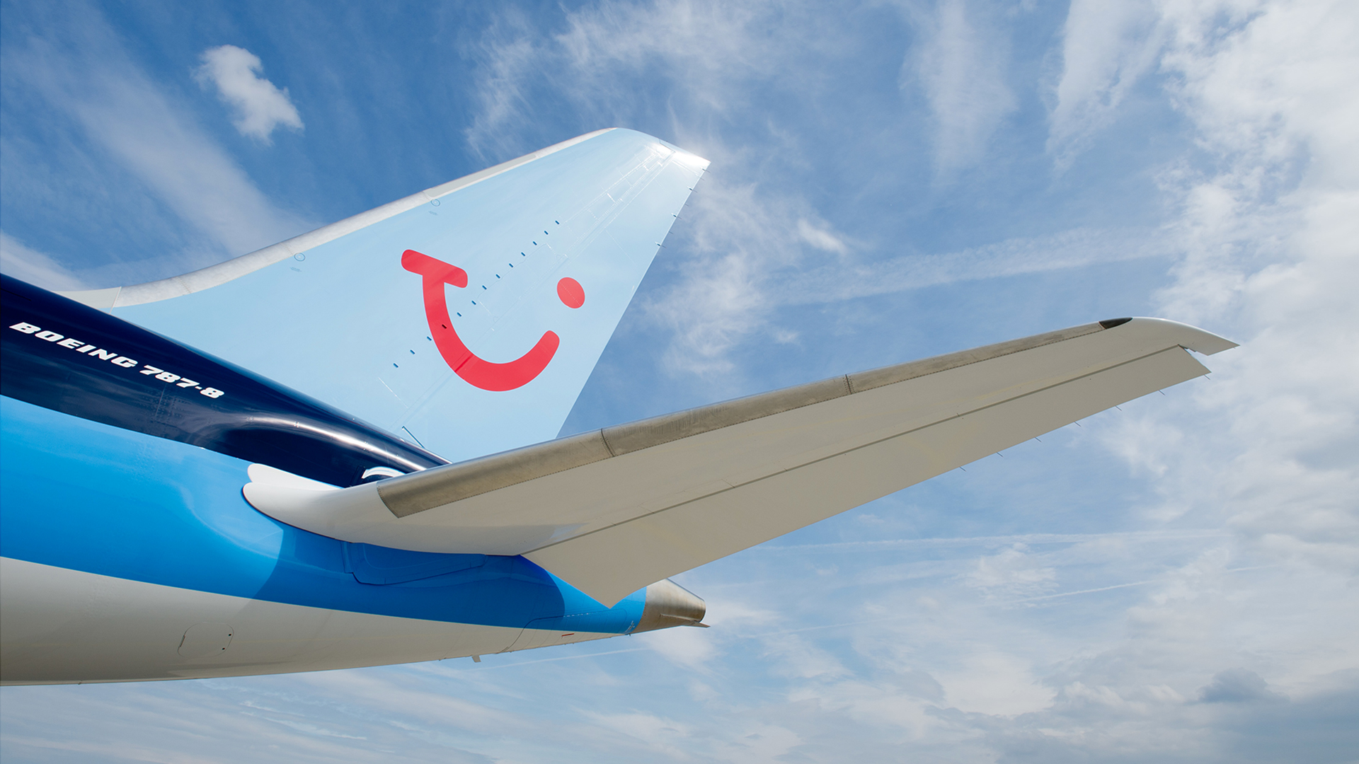 Ein Boeing 787 mit dem TUI-Logo | picture alliance / dpa