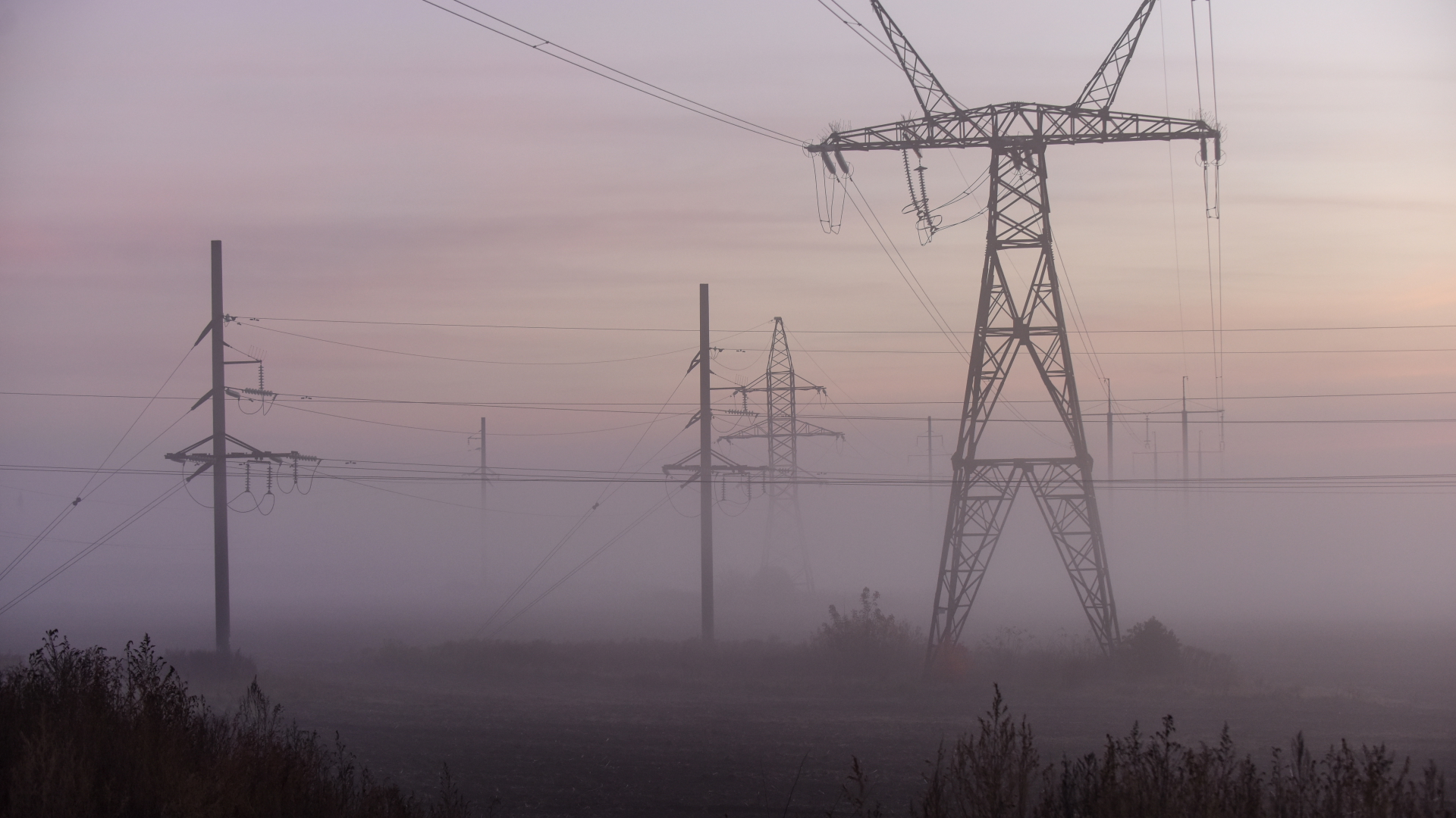 Eine Stromleitung in der Region Kiew | EPA