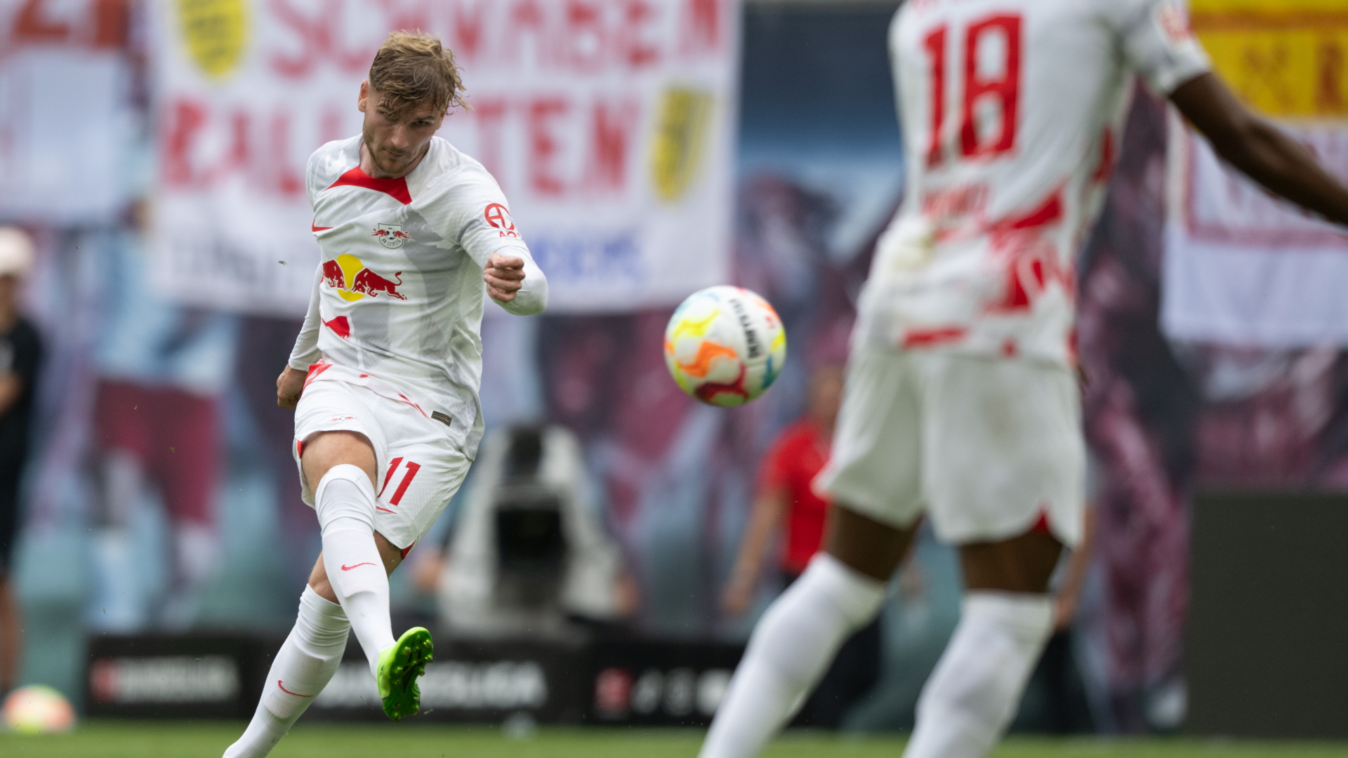 Werner im Spiel gegen Köln | dpa